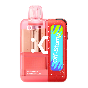 Off Stamp X Cube + Dock 25000 Puffs Disposable Vape - Raspberry Watermelon
