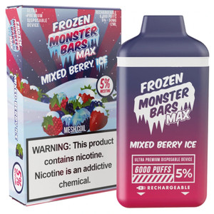 Monster Bars Max Disposable Vape 6000 Puffs by Jam Monster