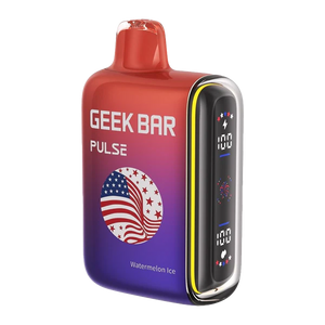 Geek Bar Pulse 15000 Puffs Disposable Vape - Watermelon Ice Patriot Edition