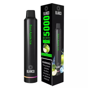 Blanco Rechargeable Disposable 5000 Puffs - Sour Apple Ice