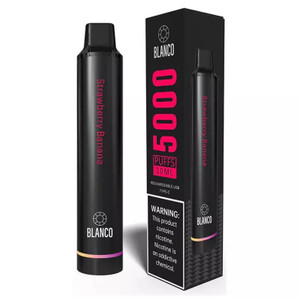 Blanco Rechargeable Disposable 5000 Puffs - Strawberry Banana