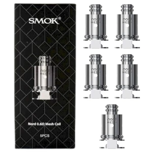 SMOK Nord Mesh 0.6ohm Replacement Coils (5 Pack)