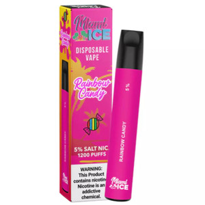 Miami Ice Disposable Vape 1200 Puffs - Rainbow Candy