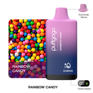 Puffgogo GO8000 Disposable 8000 Puffs - Rainbow Candy