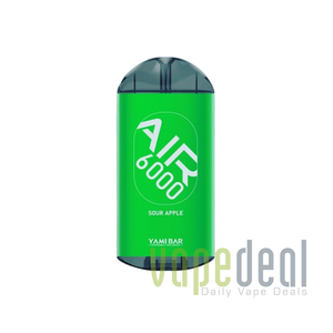 Yami Bar Air 6000 Disposable 6000 Puffs - Sour Apple