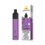 Lava Plus 2600 Puffs Disposable Zero Nicotine Free 0% - Ice Grape