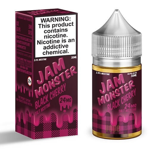Jam Monster Salts Black Cherry Nicotine Salt E-Liquid 30ml