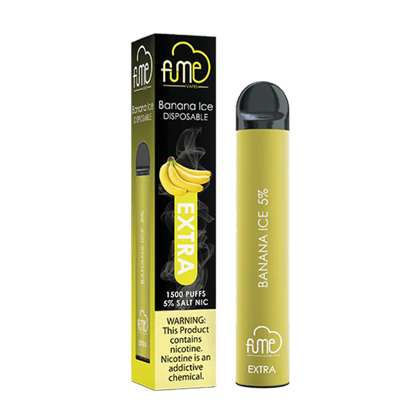 Fume Extra Disposable 1500 Puffs - Banana Ice