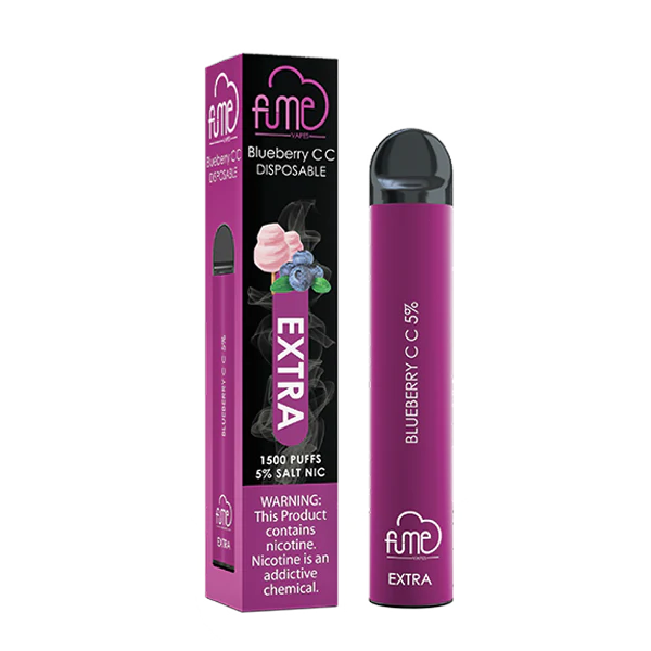 Fume Extra Disposable 1500 Puffs - Blueberry CC Cotton Candy