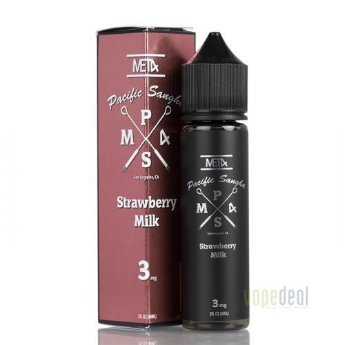 Met4 Vapor Pacific Sangha Strawberry Milk E-Liquid 60ml