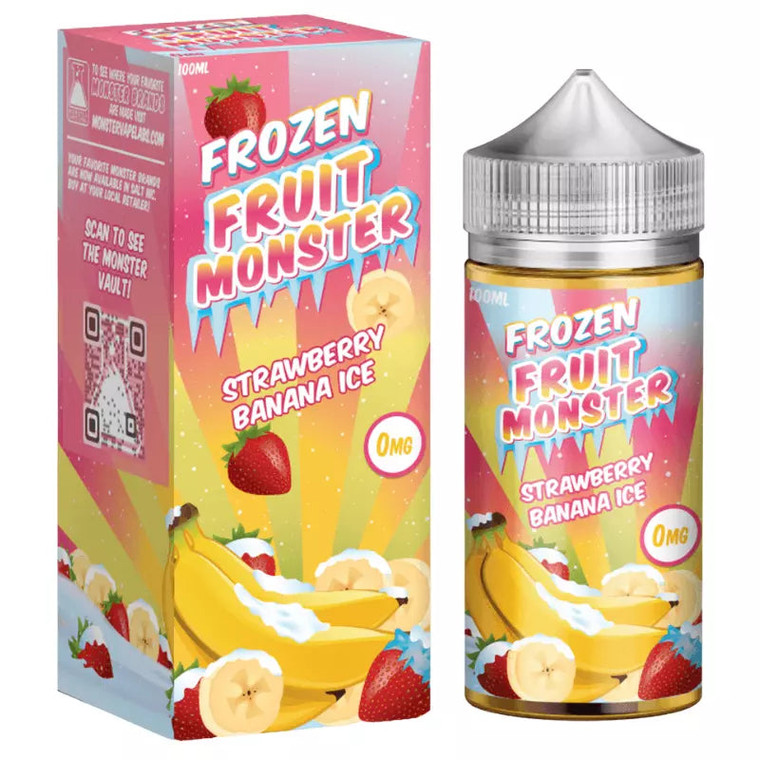 Strawberry Banana Ice Frozen Fruit Monster by Jam Monster - 100ml