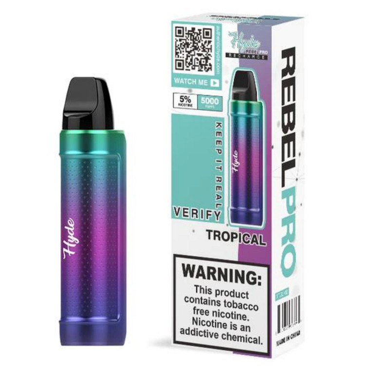 Hyde Rebel Pro Disposable Rechargeable 5000 Puffs - Tropical