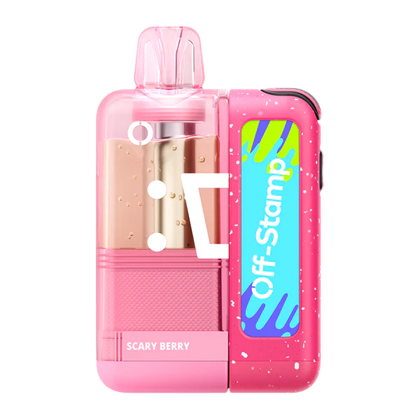 Off Stamp X Cube + Dock 25000 Puffs Disposable Vape - Scary Berry