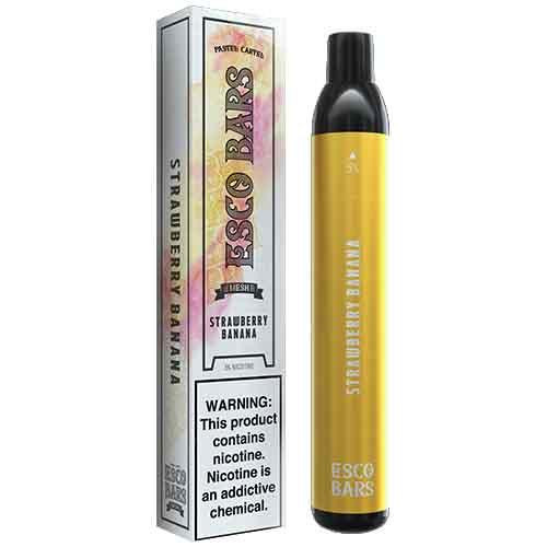 Esco Bars Mesh 2500 Puffs Disposable - Strawberry Banana