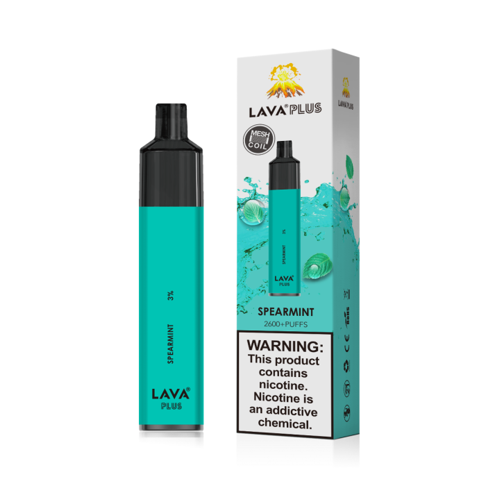 Lava Plus 2600 Puffs Disposable - Spearmint