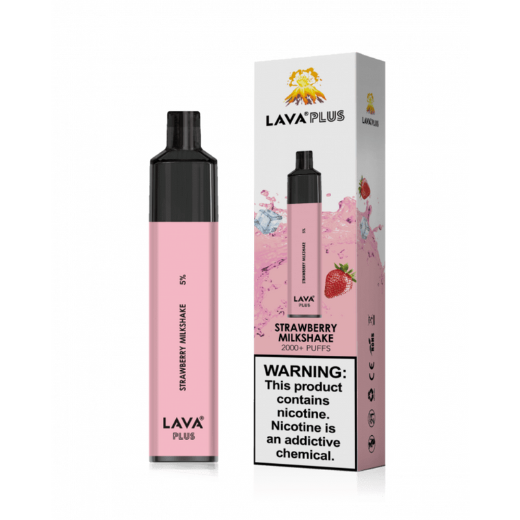 Lava Plus 2600 Puffs Disposable - Strawberry Milkshake Quake