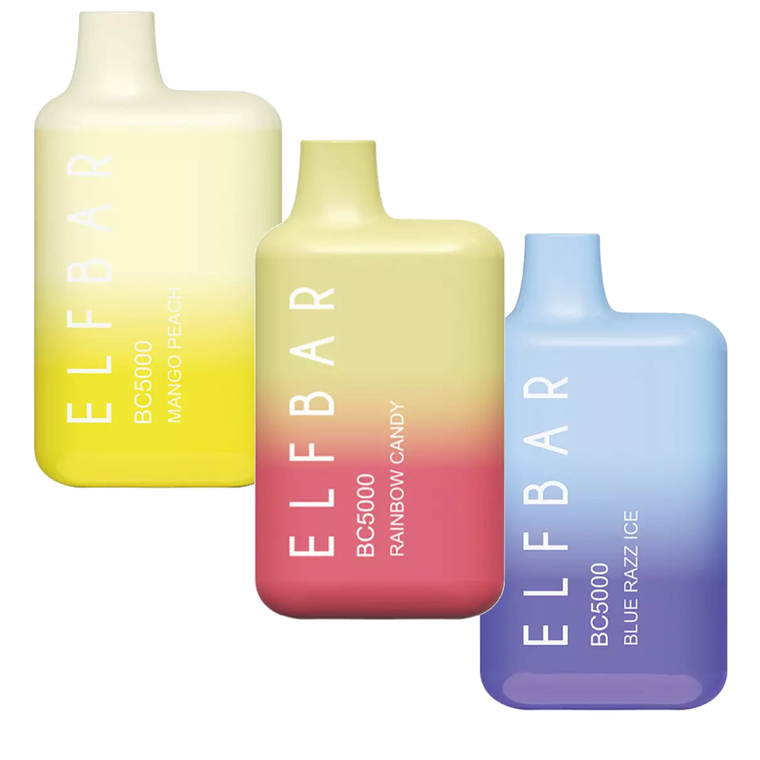 Elf Bar BC5000 5000 Puffs Disposable Vape Variety Pack EB Design EBCreate