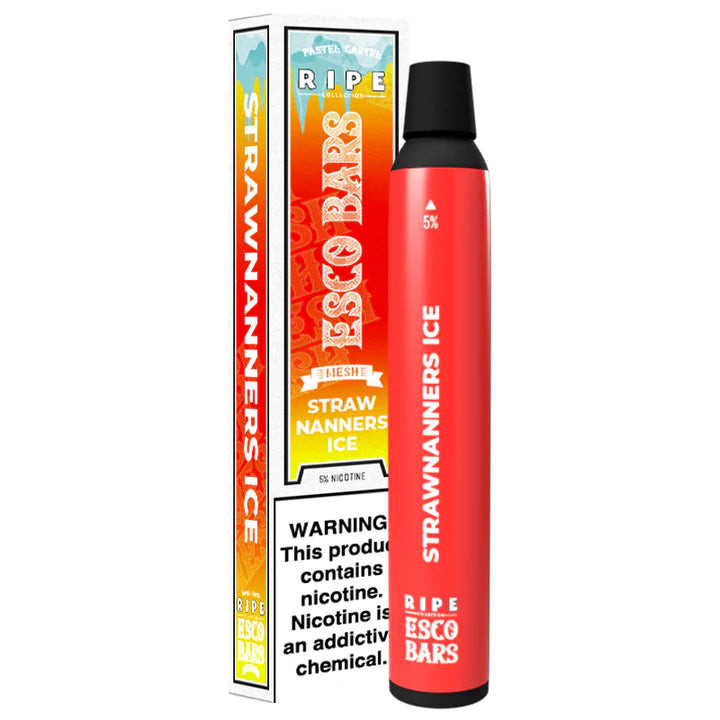 Esco Bars Ripe Mesh 2500 Puffs Disposable - Strawnanners Ice