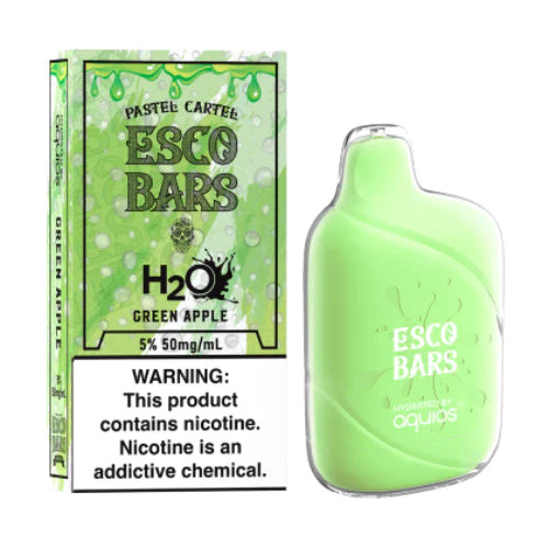 Esco Bars Aquios Mesh 6000 Puffs H2O Disposable - Green Apple
