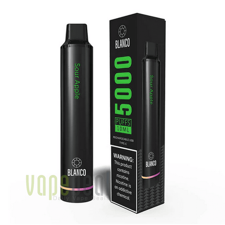 Blanco Rechargeable Disposable 5000 Puffs - Sour Apple