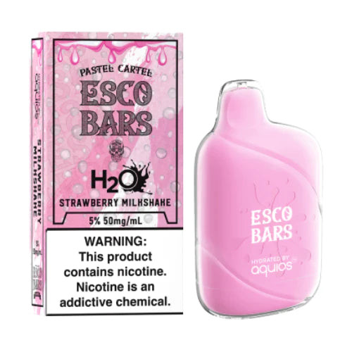 Esco Bars Aquios Mesh 6000 Puffs H2O Disposable - Strawberry Milkshake