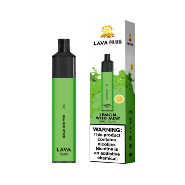 Lava Plus 2600 Puffs Disposable - Lemon with Mint