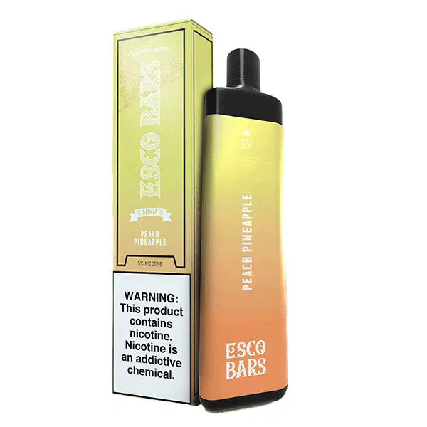 Esco Bars Mega Mesh 5000 Puffs Disposable - Peach Pineapple