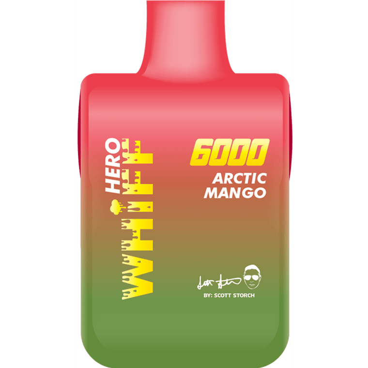Whiff Hero by Scott Storch 6000 Puffs Vape Disposable - Arctic Mango