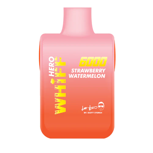 Whiff Hero by Scott Storch 6000 Puffs Disposable Vape - Strawberry Watermelon