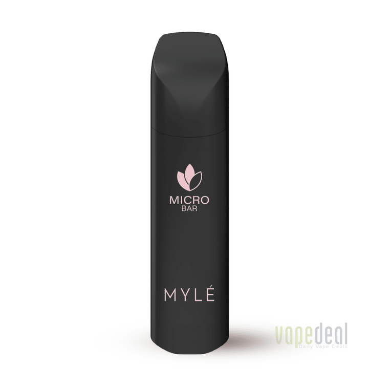 Myle Micro Bar Disposable 1500 Puffs Zero Nic Plant Based - Passion Strawberry