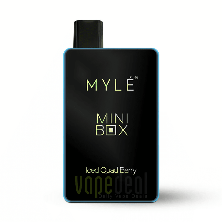 Myle Mini Box Disposable Device 1000 Puffs - Iced Quadberry