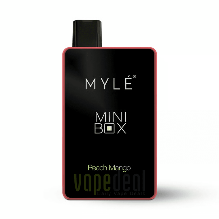 Myle Mini Box Disposable Device 1000 Puffs - Peach Mango