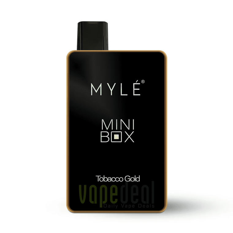 Myle Mini Box Disposable Device 1000 Puffs - Tobacco Gold