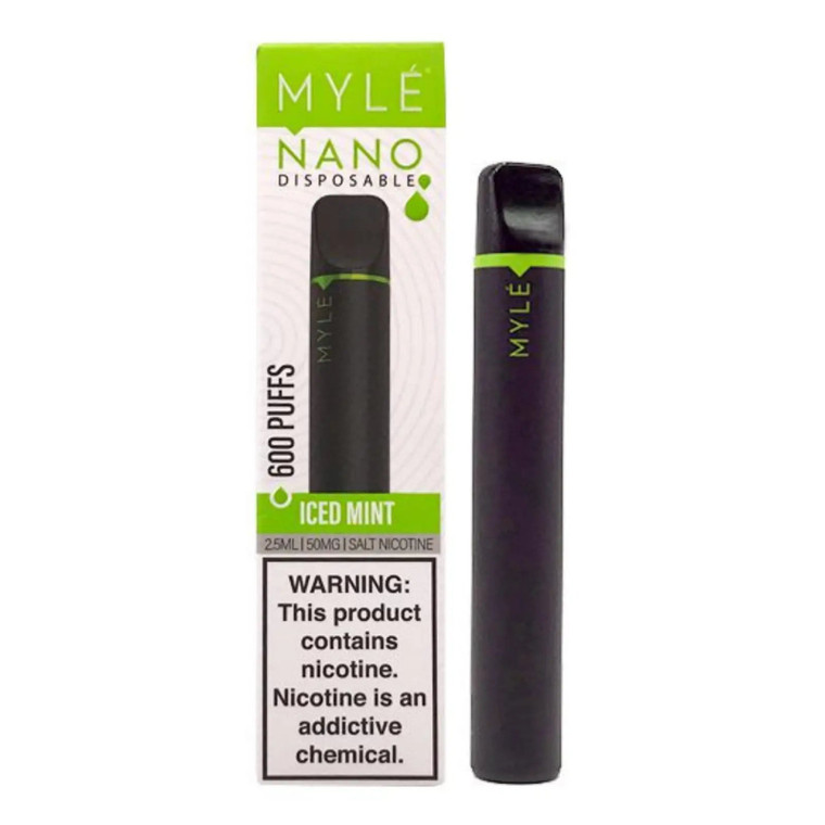 Myle Nano Disposable 600 Puffs - Iced Mint