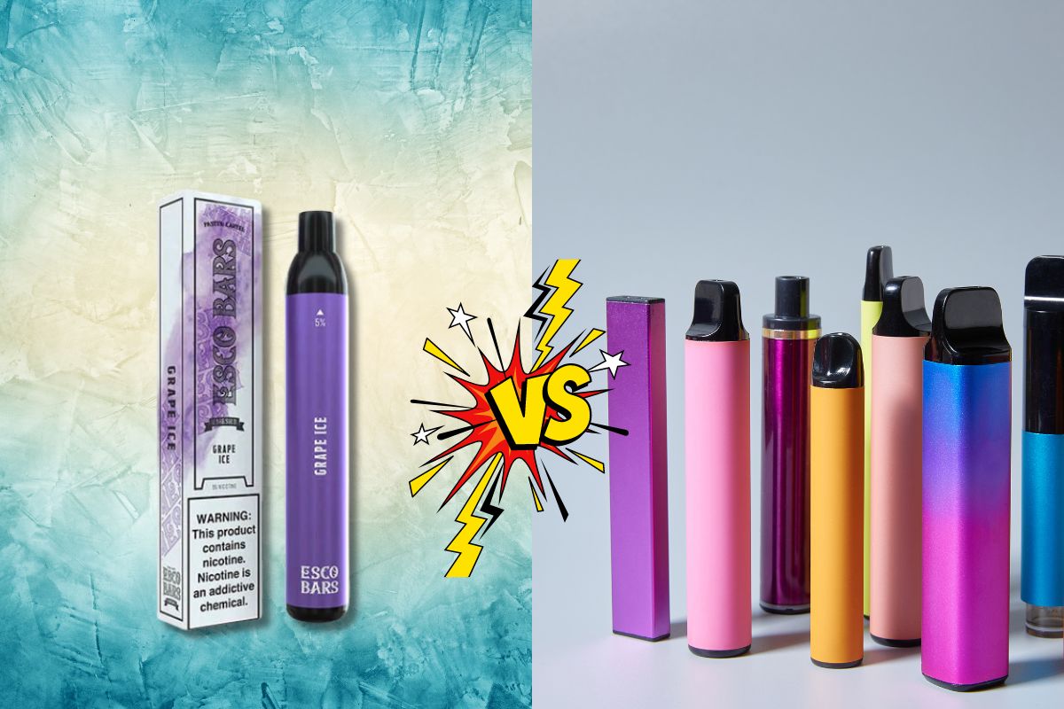 esco bar vape Real Vs Fake Bars: How to Distinguish FLAVORS:STRAWMELON Vol.1 FLUM MELLO 20K Lost THC CB9A V2