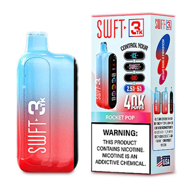 swft 3tk vape flavors 40K Adjustable Rocket Pop Flavours:Red Apple ice Nicotine-free Blue Razz Ice -
