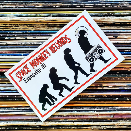 Space Monkey Bumper Sticker