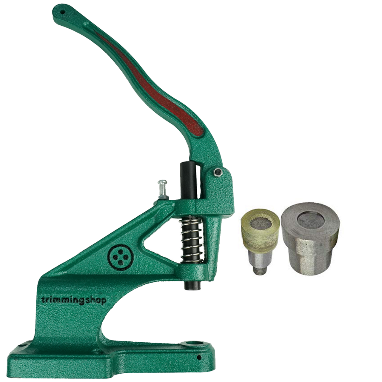 The Green Machine Hand Press® with Double Cap Tubular Rivet Die Set