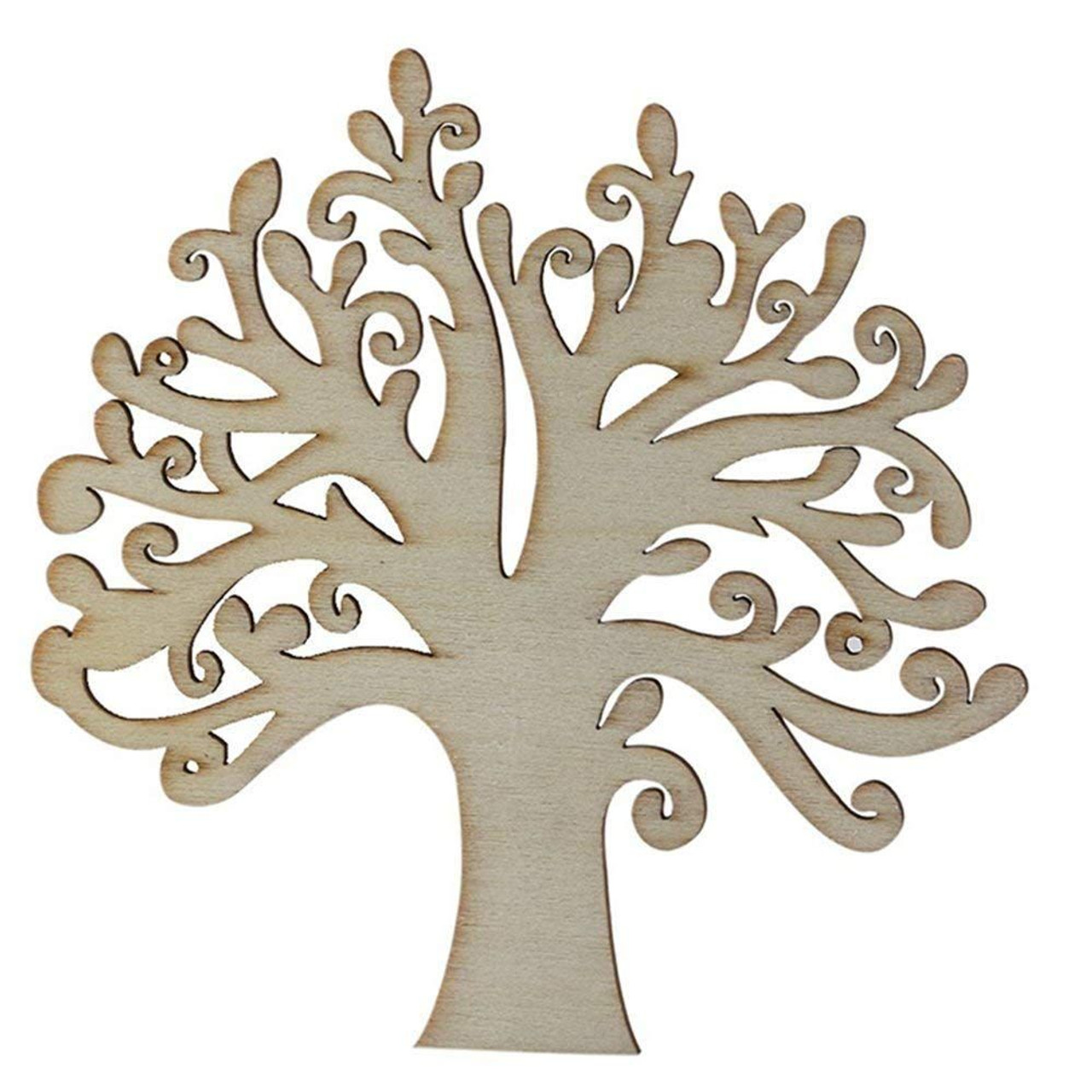 Laser Cut Wooden Tree Embellishment - (Pack of 1)