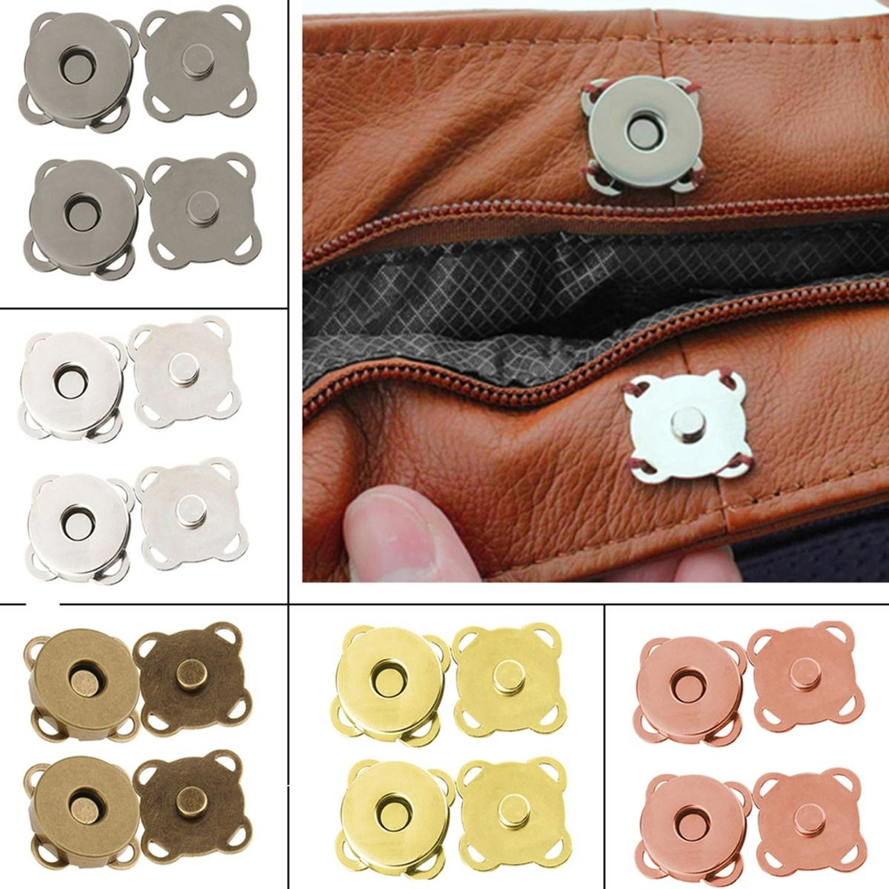 Magnetic Purse Snap Clasps/ Closure Purse Handbag (Big) - 1 Set