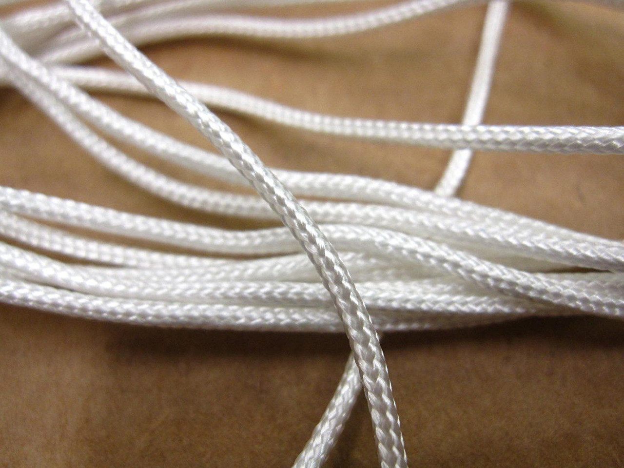 3mm White Plaited Nylon Cord – Interiors Online UK Ltd