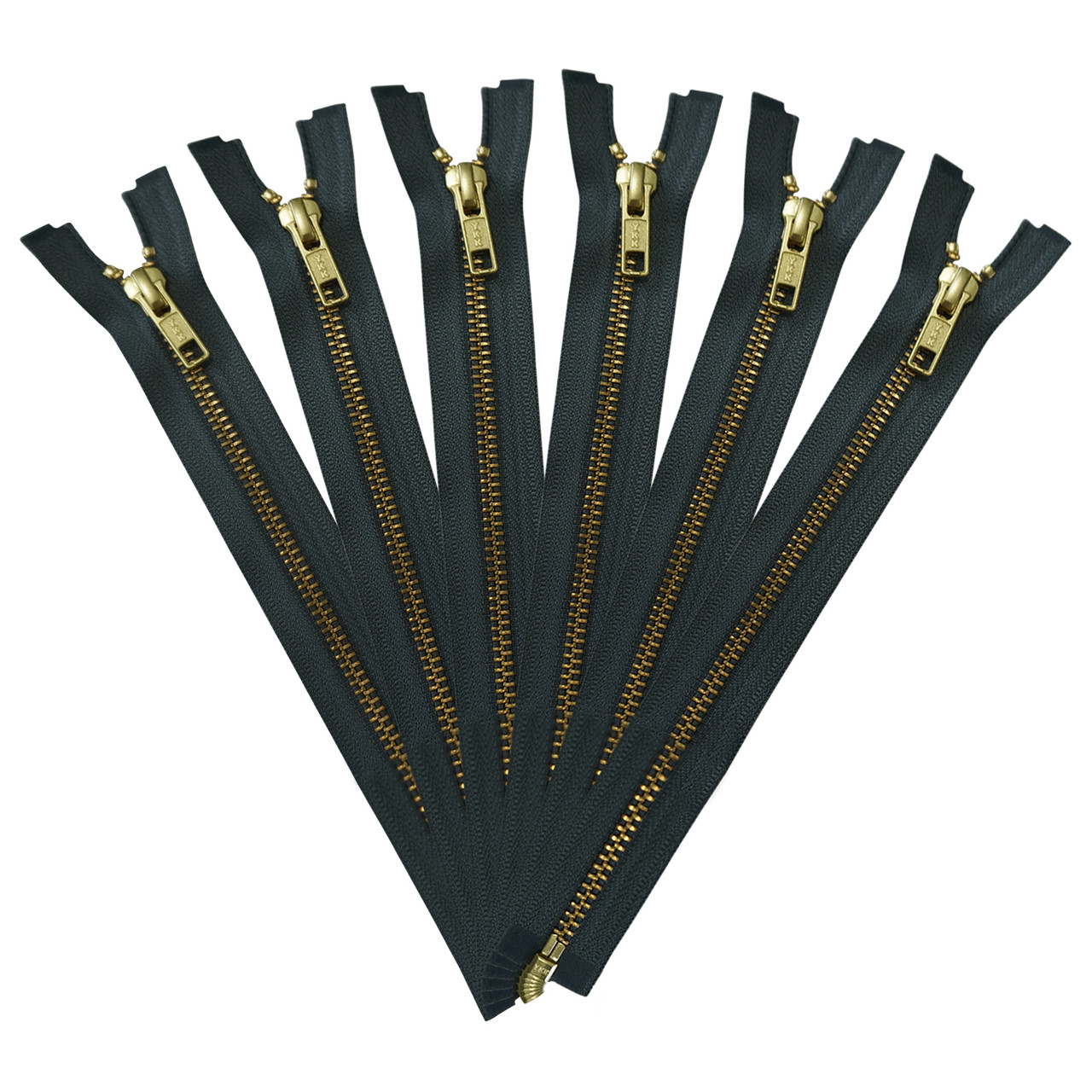 YKK Brass Medium Weight Open-End Zip