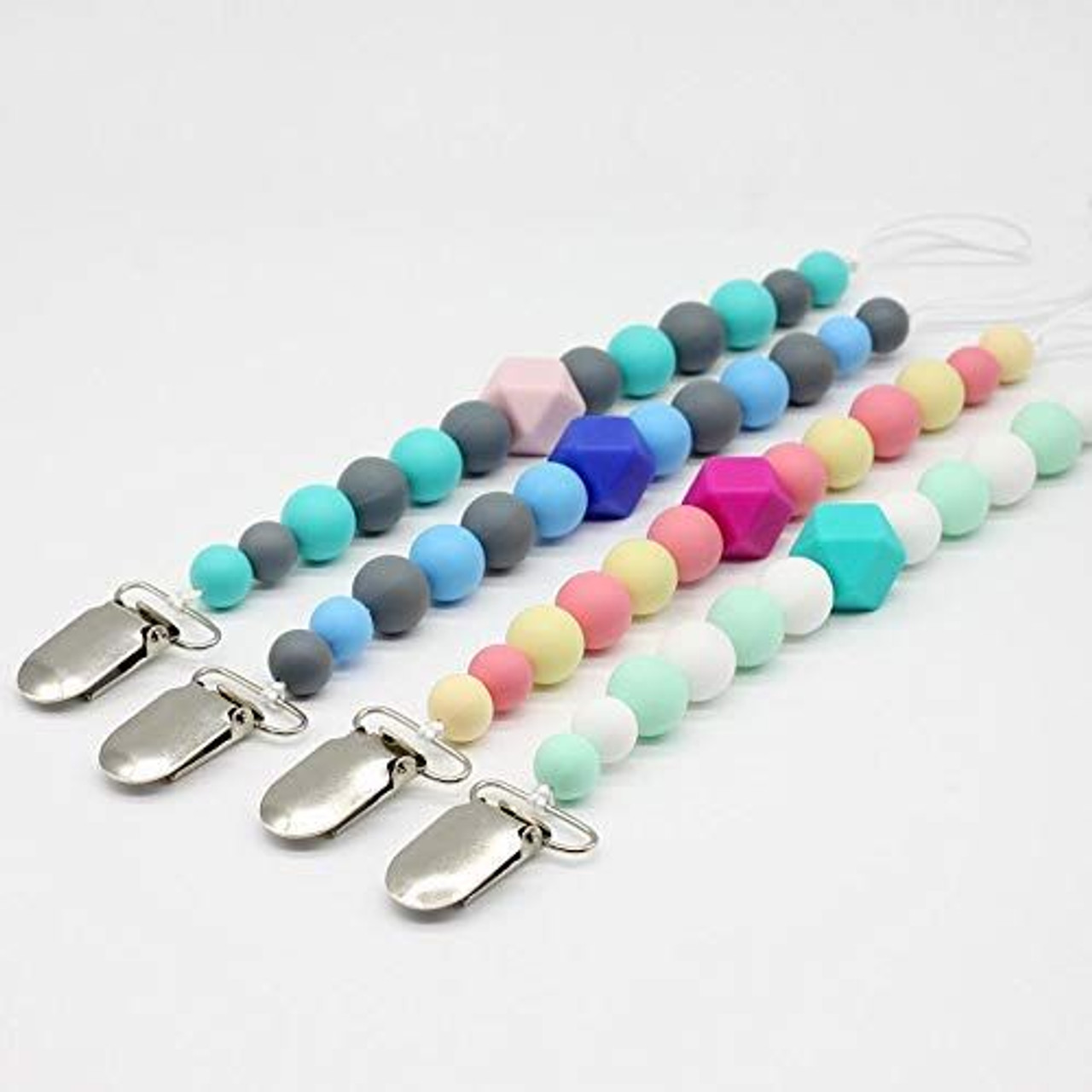 25mm Gunmetal Snap Clip-On Holders with Ring - (Pack of 10)