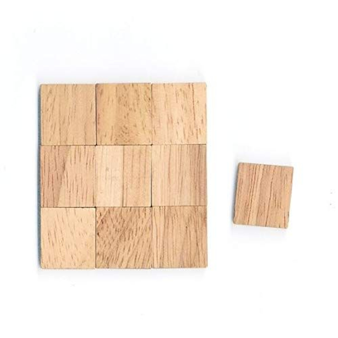 Blank Plain Wooden Tile