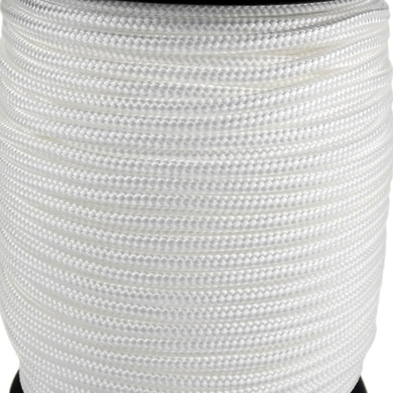 2mm White Nylon Braided Cord String for DIY Picture Hanging