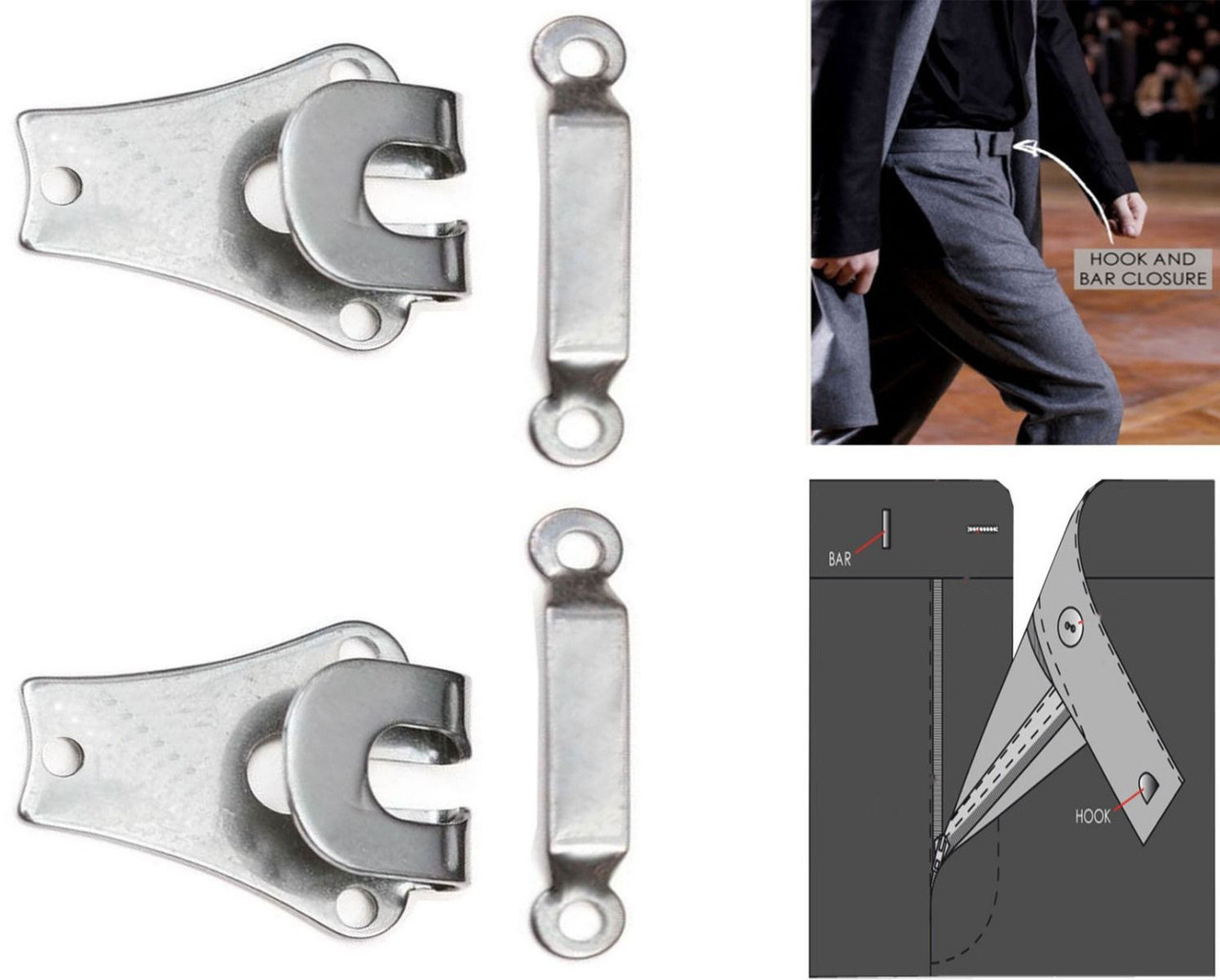 Trouser Hook and Bars  Fast Delivery  William Gee UK