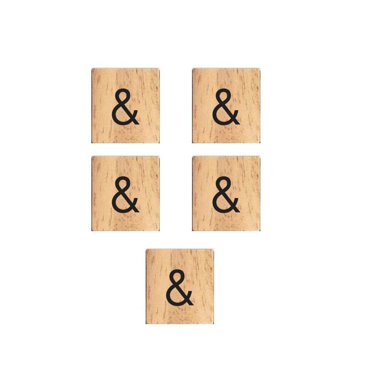 Wooden Symbols Tiles (Pack of 10)