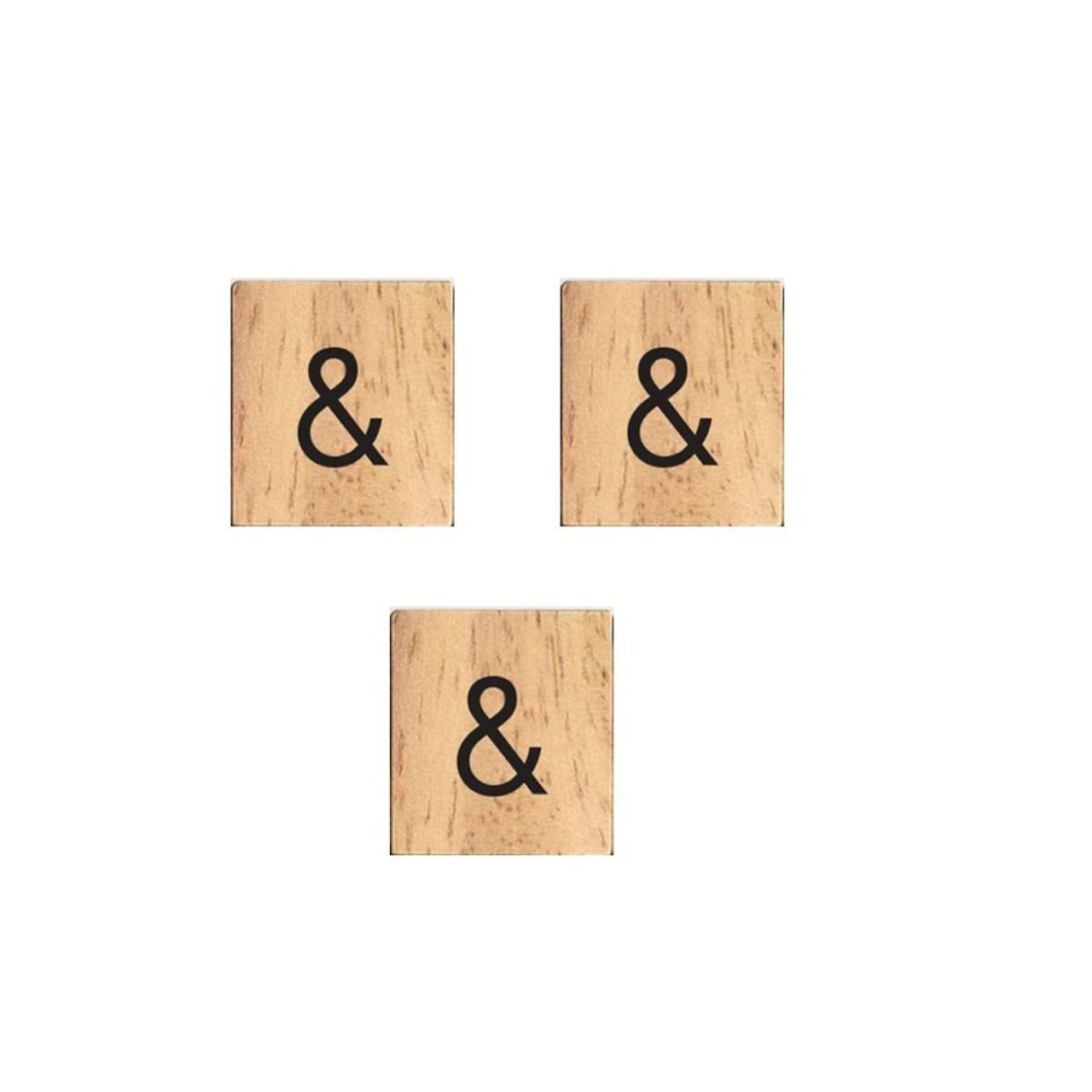 Wooden Symbols Tiles (Pack of 10)