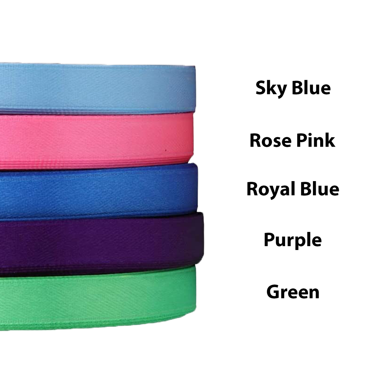 10m Double Sided Satin Ribbon