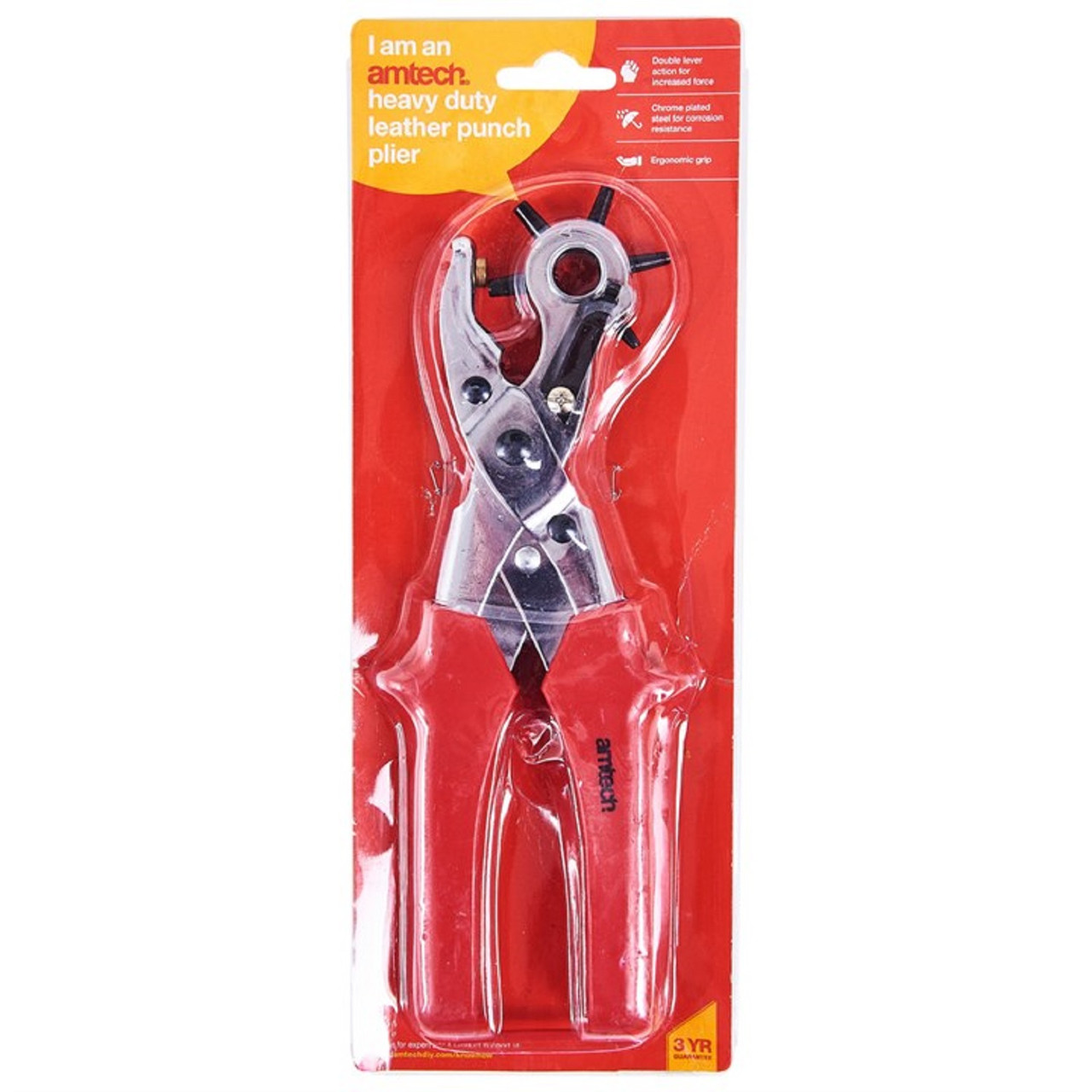 Professional Leather Hole Punch Pliers HEAVY DUTY Belt Holes